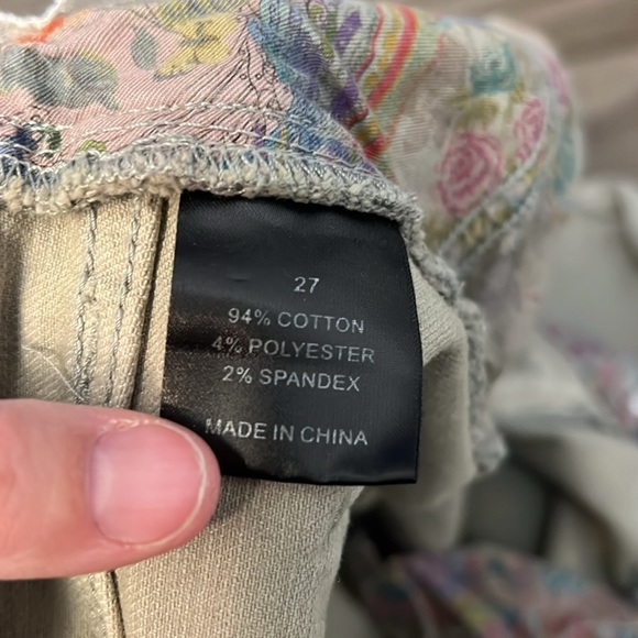 JOHNNY WAS CATALINA COTTON BOYFRIEND JEANS SIZE 27 - Picture 11 of 16